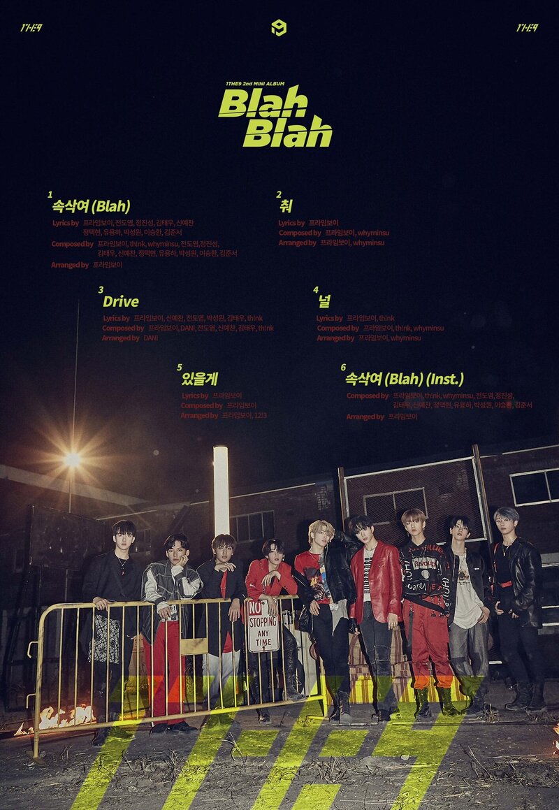 1THE9 2nd mini album 'Blah Blah' concept photos documents 1