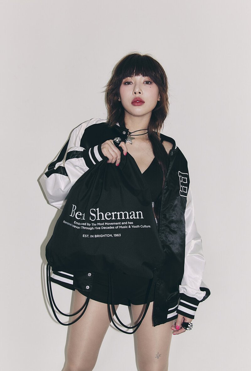 Hyuna for Ben Sherman 2024 spring collection documents 3