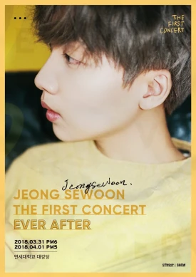 Poster for Jeong Sewoon's First Concert 'Ever After'