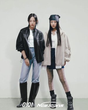 NewJeans Minji & Haerin for O!Oi Korea 23FW Collection 'The Moment Between Us'