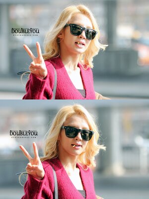 121109 Girls' Generation Hyoyeon at Gimpo & Incheon Airports