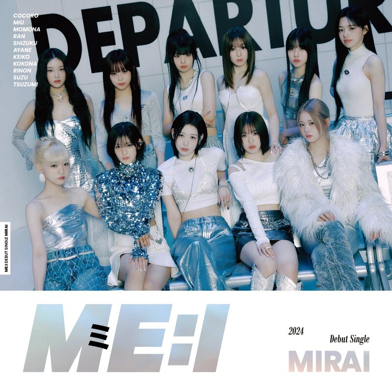 ME:I - MIRAI 1st Single Album teasers documents 2