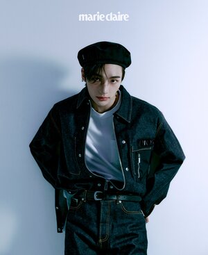 Stray Kids Hyunjin for Marie Claire Korea Magazine December 2021 Issue