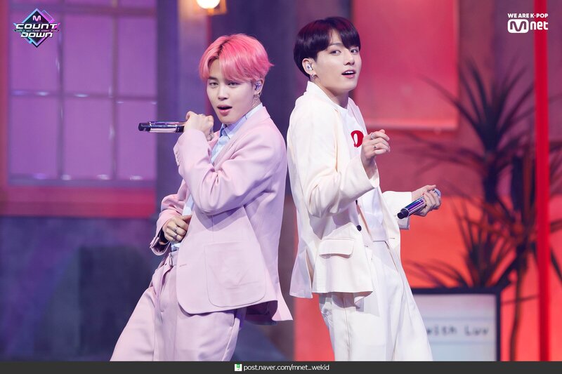 190418 BTS Jimin - 'Boy with Luv' at M COUNTDOWN documents 9
