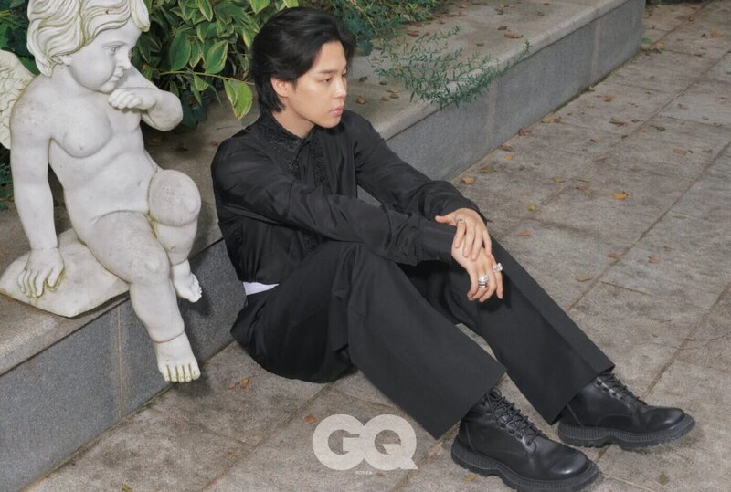 BTS Jimin for GQ Korea November 2023 Issue documents 7
