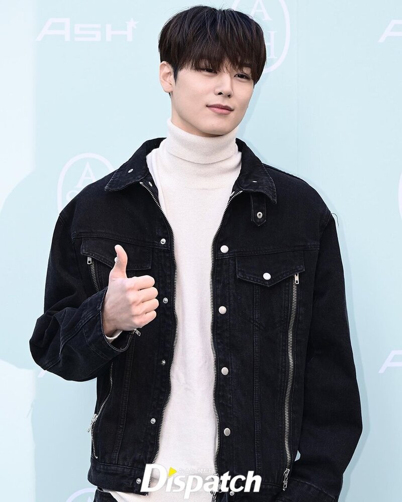 230203 THE BOYZ Juyeon at the presentation event for brand ASH’s new collection documents 1