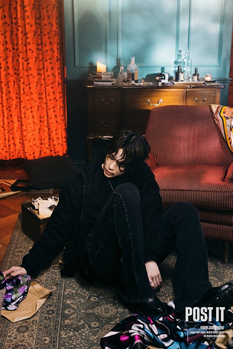 Yong Junhyung 'Post It' concept photos documents 6