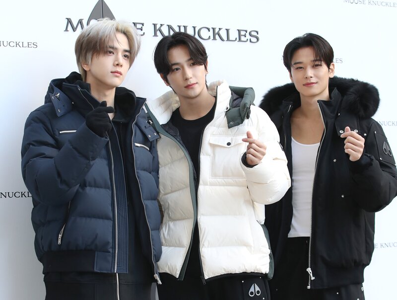 231107 The Boyz Juyeon, Hyunjae and Younghoon - Moose Knucles Event documents 1