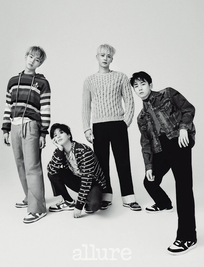 SHINee for Allure Korea 2021 April Issue documents 1