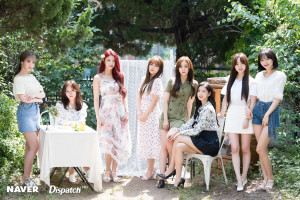 Lovelyz 6th mini album "Once Upon A Time" promotion photoshoot by Naver x Dispatch