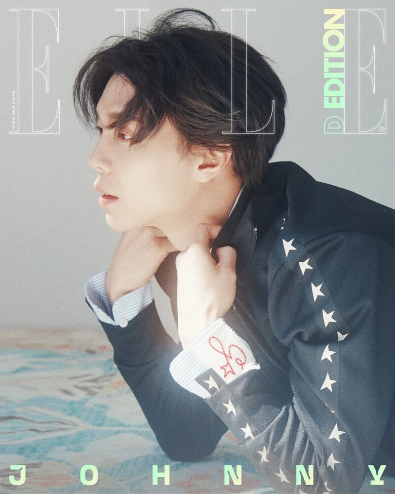 NCT's Johnny for ELLE Korea D Edition documents 2