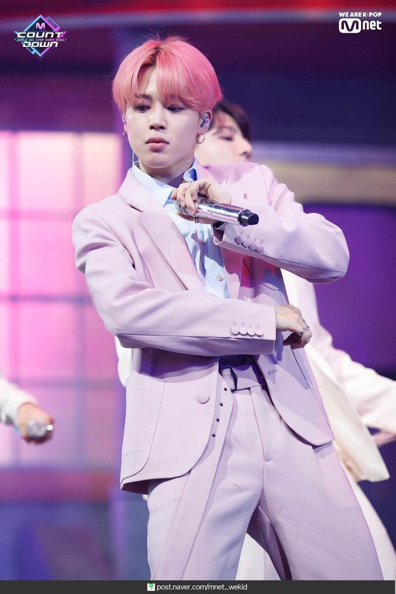 190418 BTS Jimin - 'Boy with Luv' at M COUNTDOWN documents 1
