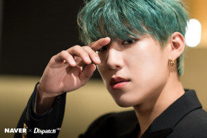 AB6IX Woojin "BLIND FOR LOVE" music video shoot by Naver x Dispatch