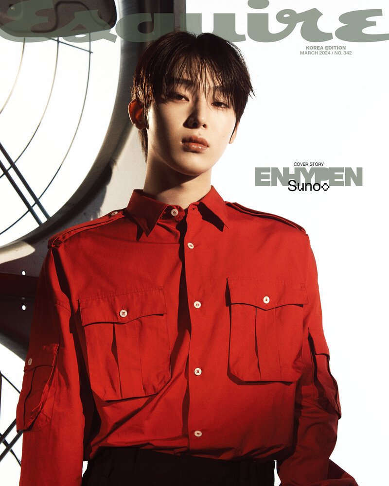 ENHYPEN for Esquire Korea March 2024 Issue documents 7