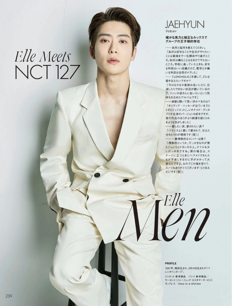 [SCANS] NCT 127 for Elle Japan 2021 May Special Edition documents 3