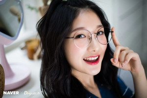 fromis_9 Seoyeon "To. Day" mini album pajama party promotion by Naver x Dispatch