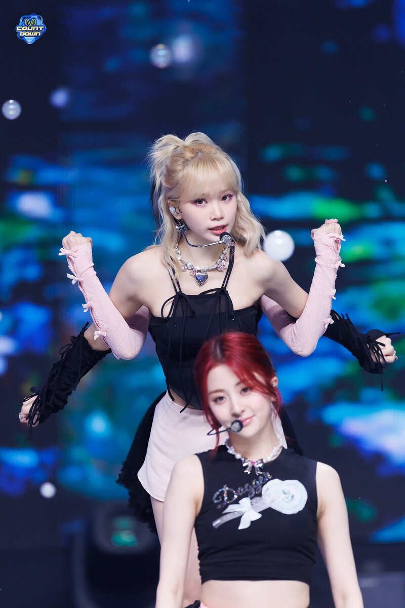 240222 LE SSERAFIM Chaewon - 'EASY' and 'Swan Song' at M Countdown documents 11