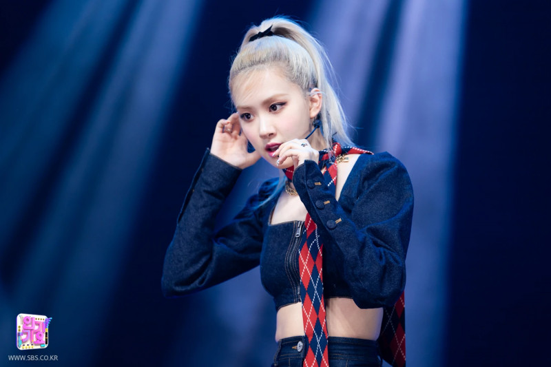 210328 Rosé - 'On The Ground' at Inkigayo documents 18