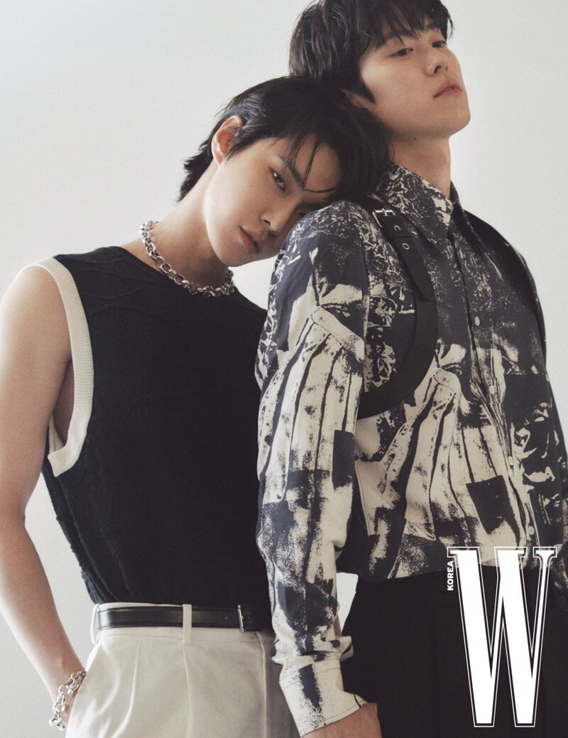 Gong Myung & Doyoung for W Korea 2021 May Issue documents 1