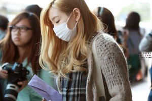 141007 Girls' Generation Taeyeon at Gimpo Airport