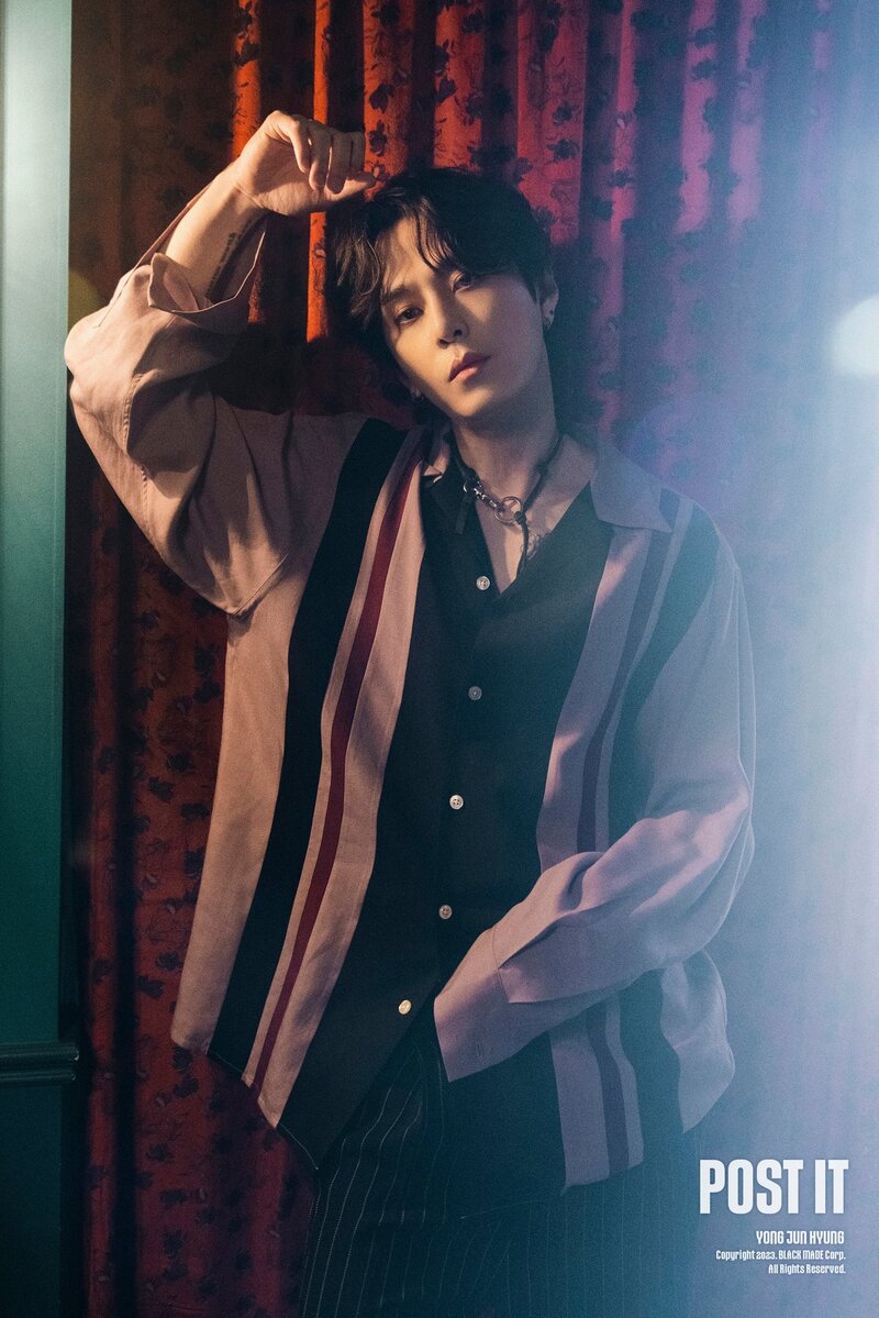 Yong Junhyung 'Post It' concept photos documents 1