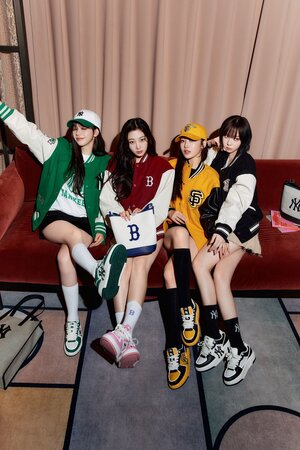 aespa for MLB 2023 SS 'Highteen' Collection