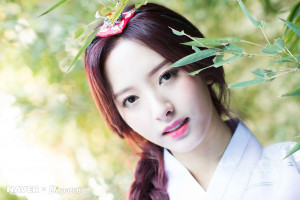 WJSN's Bona 2018 Chinese New Year Photoshoot by Naver x Dispatch