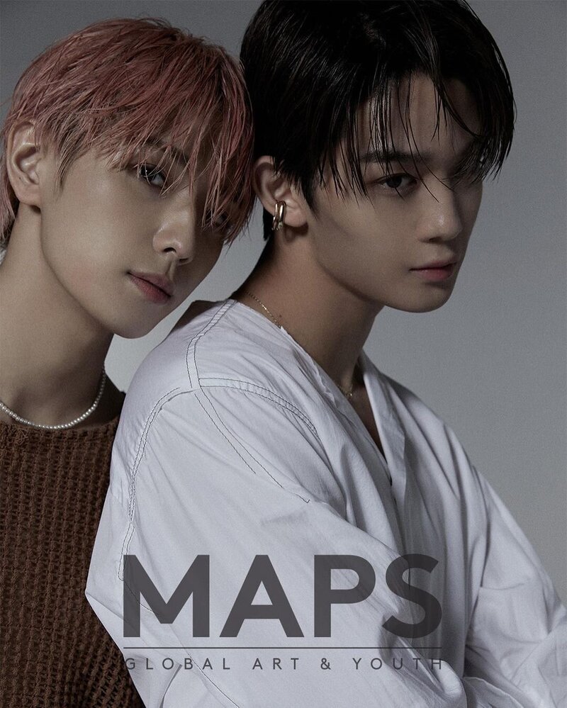 CIX Bae Jinyoung & Yonghee for MAPS OCTOBER Issue documents 2