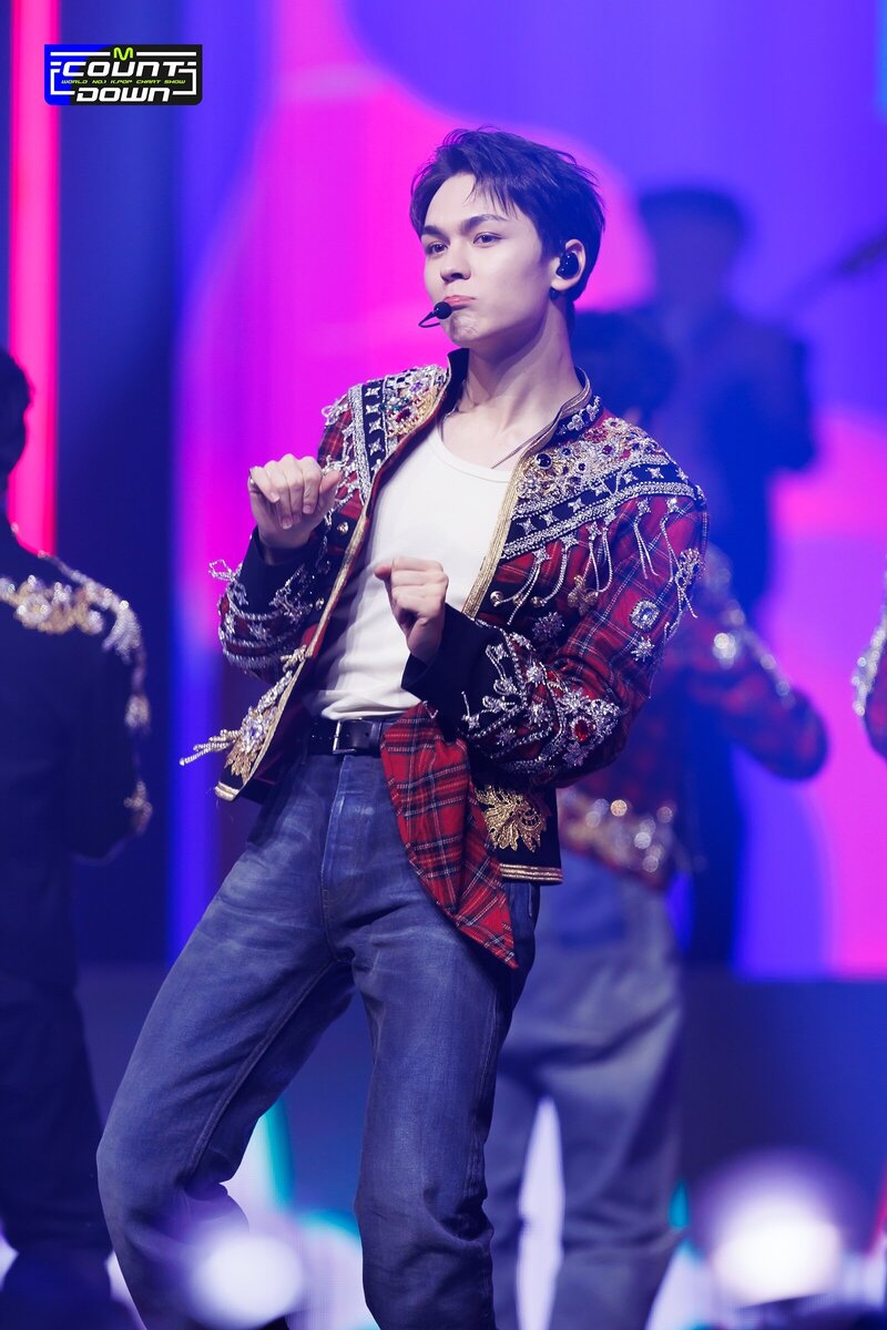 231109 SEVENTEEN Vernon - "God of Music" at M Countdown documents 2