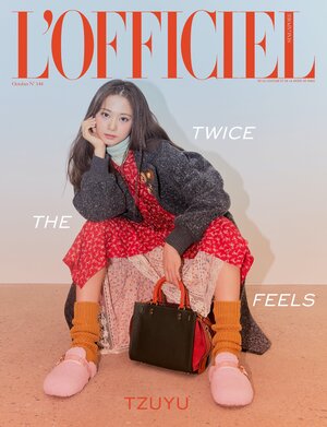 TWICE's Tzuyu for L'Officiel Singapore October 2021