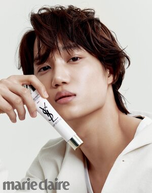 EXO KAI for MARIE CLARIE Korea x YSL BEAUTY ' TONE UP UV Cream' March Issue 2022