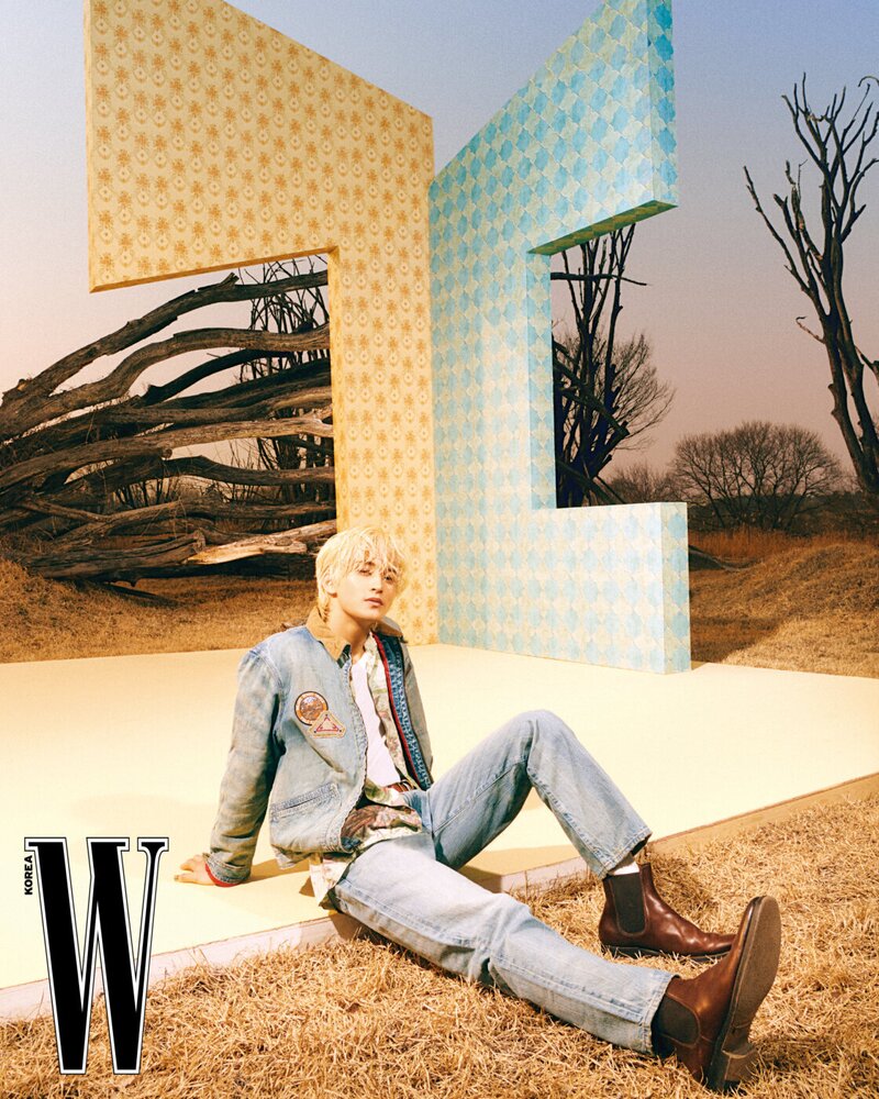 NCT MARK for W Korea x POLO RALPH LAUREN Vol .05 Issue 2023 documents 9