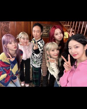 240224 - JTBC Hal Myungsoo Instagram Update with LE SSERAFIM
