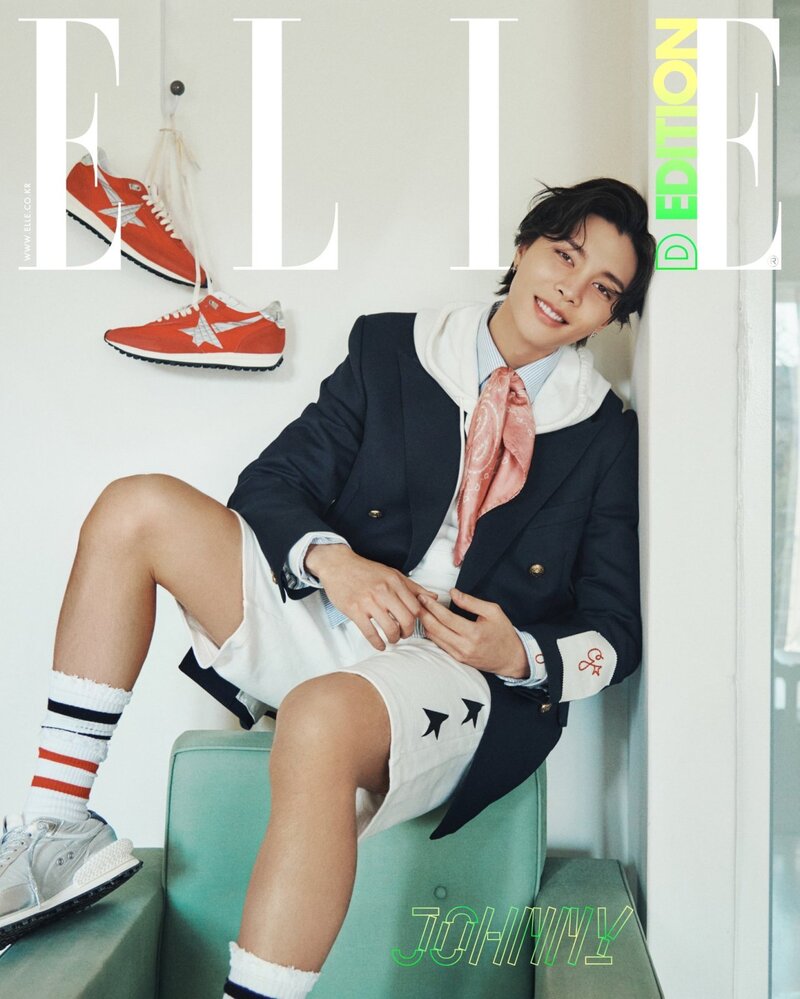 NCT's Johnny for ELLE Korea D Edition documents 1