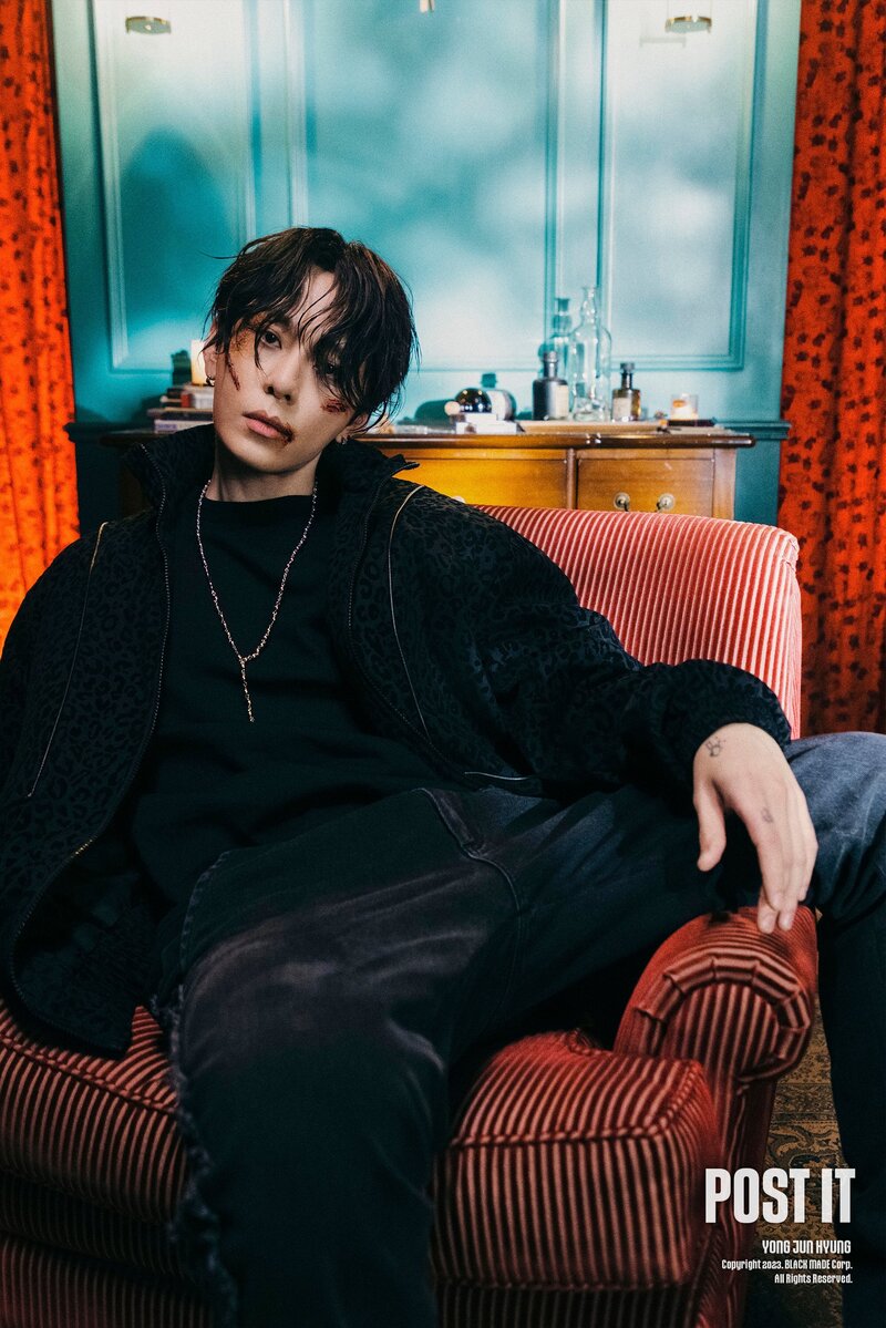 Yong Junhyung 'Post It' concept photos documents 5