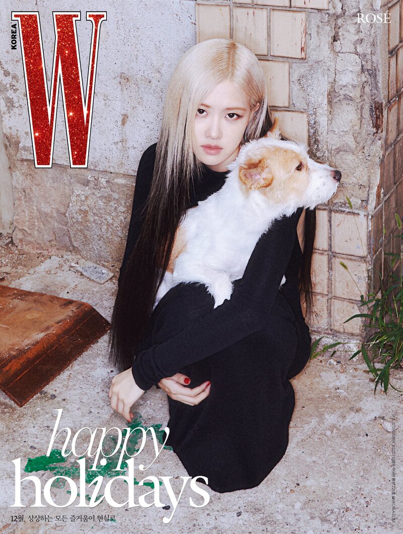 Rosé for W Korea December 2023 Issue documents 1