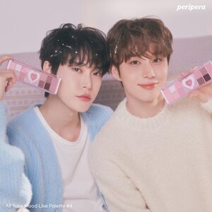 NCT Doyoung and Jungwoo for Peripera Night Peri Friends collection