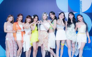 220710 SBS Twitter Update - fromis_9 at Inkigayo Photowall