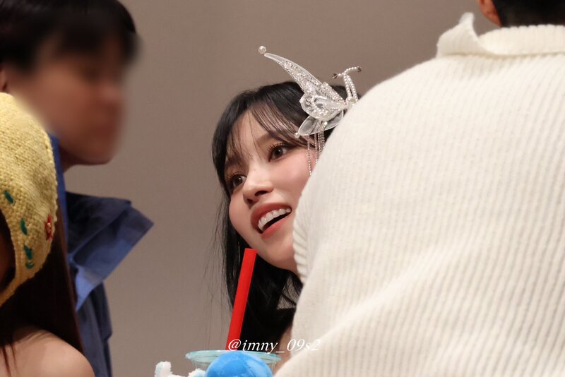 240302 TWICE Mina - Music Plant Fansign documents 3