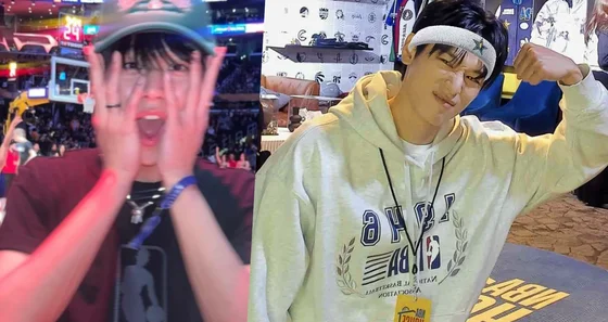 The Boyz Juyeon Lives His Fanboy Dream, Attends 2024 NBA All-Star Game as Fashion Ambassador