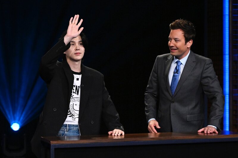 230502 SUGA at THE TONIGHT SHOW starring Jimmy Fallon documents 4