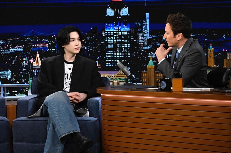230502 SUGA at THE TONIGHT SHOW starring Jimmy Fallon documents 2