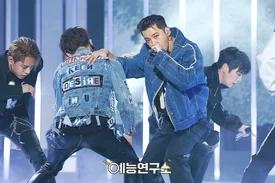 171216 B.A.P Bang Yongguk - "Hands Up" & "Moondance"  at Music Core