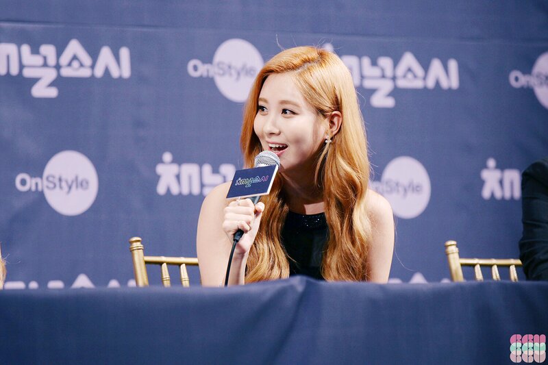 150721 Girls' Generation Seohyun at Channel Soshi Press Conference documents 18