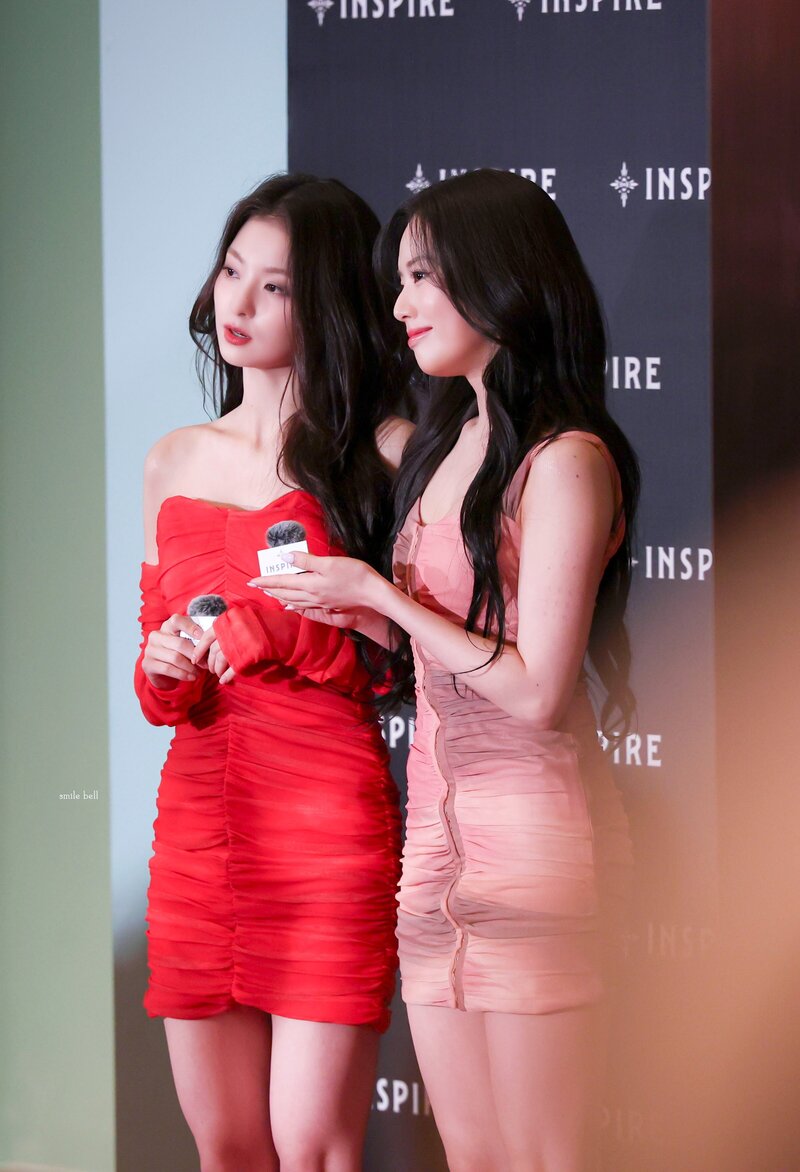 240314 fromis_9 Jiwon & Nagyung - Inspire Grand Opening Event documents 1