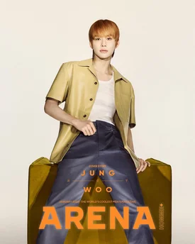 NCT Jungwoo for Areana Homme+ | January 2024