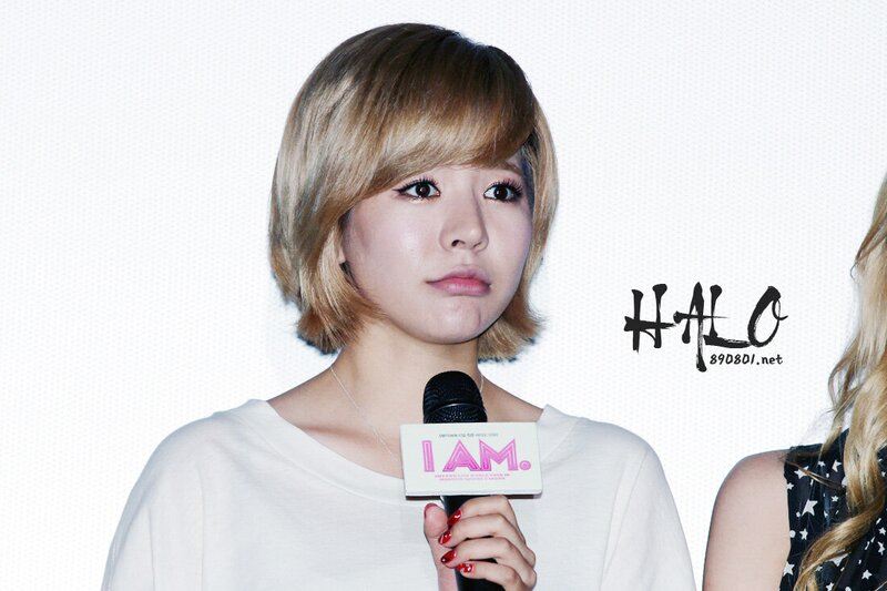 120629 Girls' Generation Sunny at 'I AM' Stage Greetings documents 6