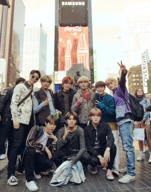 190418 NCT127 Twitter update | Real Life in NYC