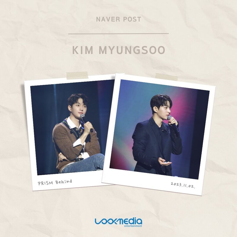 231102 - Naver - Kim Myungsoo Prism Fanmeeting Behind Photos documents 1