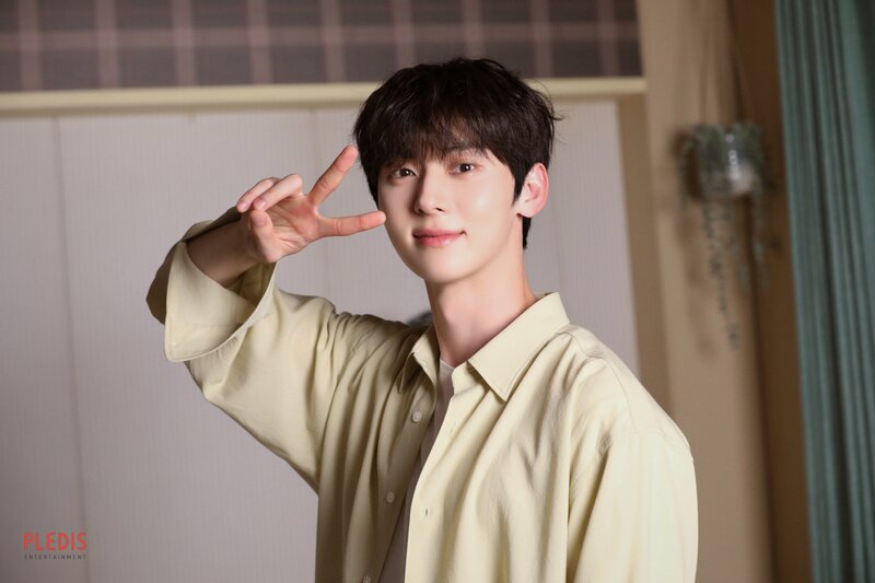 230721 Minhyun - tvN drama <#MyLovelyLiar> behind the scenes of poster filming | Weverse documents 5